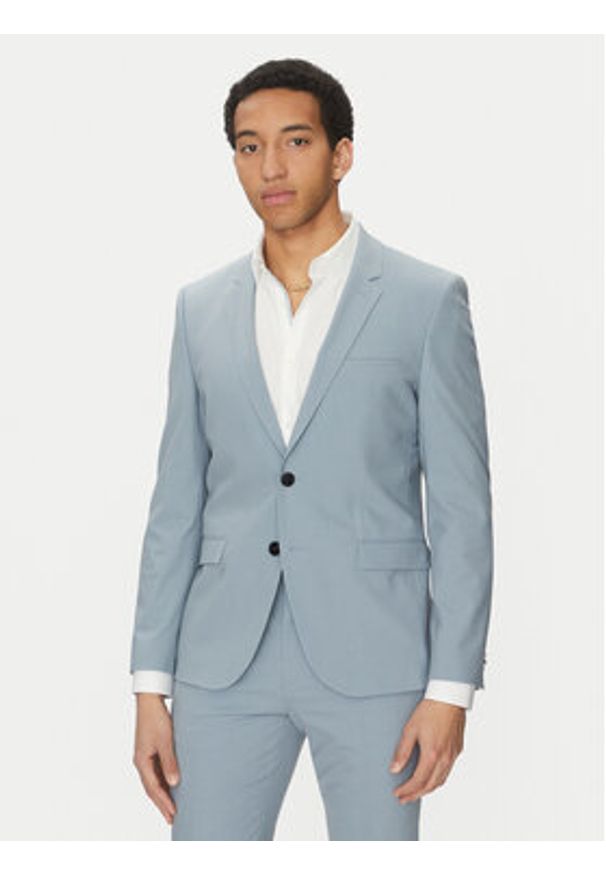 Hugo - HUGO Garnitur Arti/Hesten232X 50530108 Niebieski Extra Slim Fit. Kolor: niebieski. Materiał: syntetyk