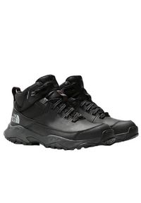 Buty do chodzenia damskie The North Face Storm Strike Iii WP. Wysokość cholewki: za kostkę. Zapięcie: sznurówki. Kolor: czarny. Materiał: skóra, materiał, syntetyk, tkanina. Szerokość cholewki: normalna