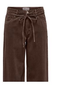 only - ONLY Jeansy Gianna 15372521 Brązowy Straight Leg. Kolor: brązowy #4