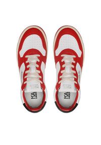 Karl Lagerfeld - KARL LAGERFELD Sneakersy KL53020 Czerwony. Kolor: czerwony. Materiał: skóra #3