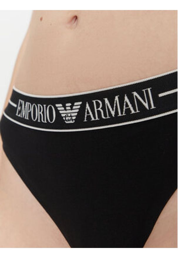 Emporio Armani Underwear Komplet 2 par fig brazylijskich EW000406 AF10881 MC005 Czarny. Kolor: czarny. Materiał: bawełna