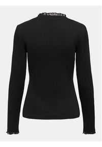 only - ONLY Bluzka Leslie 15277888 Czarny Regular Fit. Kolor: czarny. Materiał: bawełna #2