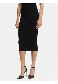 Guess Spódnica ołówkowa W5YD66 Z0130 Czarny Slim Fit. Kolor: czarny. Materiał: wiskoza #1