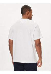 Tommy Jeans T-Shirt DM0DM18872 Biały Regular Fit. Kolor: biały. Materiał: bawełna