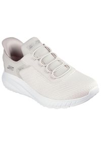 skechers - Damskie BOBS SQUAD CHAOS IN COLOR Sneakersy Biały. Kolor: biały. Materiał: materiał, poliester
