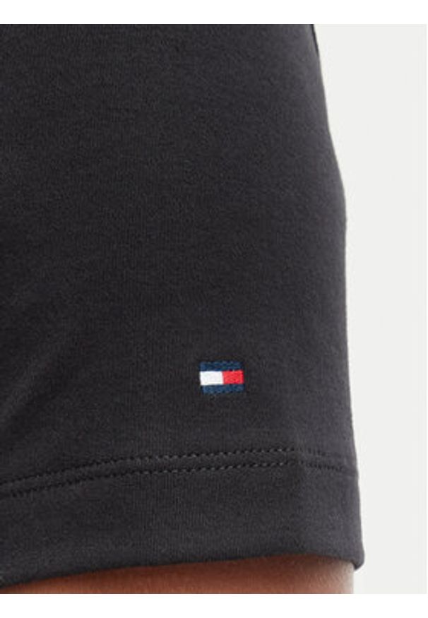 TOMMY HILFIGER - Tommy Hilfiger Sukienka codzienna WW0WW50825 Czarny Regular Fit. Okazja: na co dzień. Kolor: czarny. Materiał: bawełna. Typ sukienki: proste. Styl: casual
