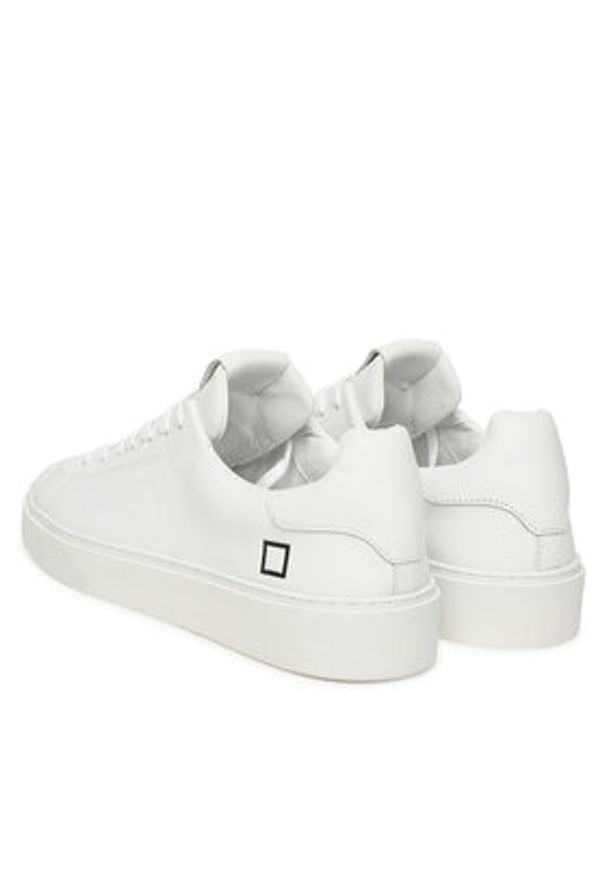 D.A.T.E. Sneakersy Levante Mono M431-LV-MN Biały. Kolor: biały. Materiał: skóra