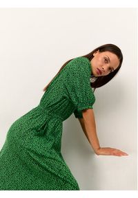 Kaffe Sukienka letnia Isolde Amber 10507514 Zielony Regular Fit. Kolor: zielony. Materiał: wiskoza. Sezon: lato #2