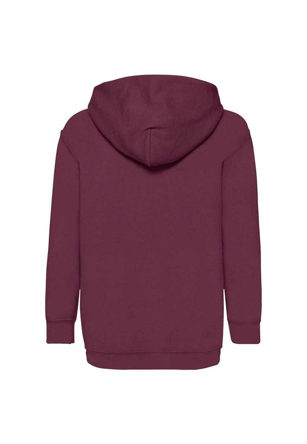 FRUIT OF THE LOOM - Bluza Z Kapturem Dla Dzieci. Typ kołnierza: kaptur. Kolor: czerwony, wielokolorowy, brązowy