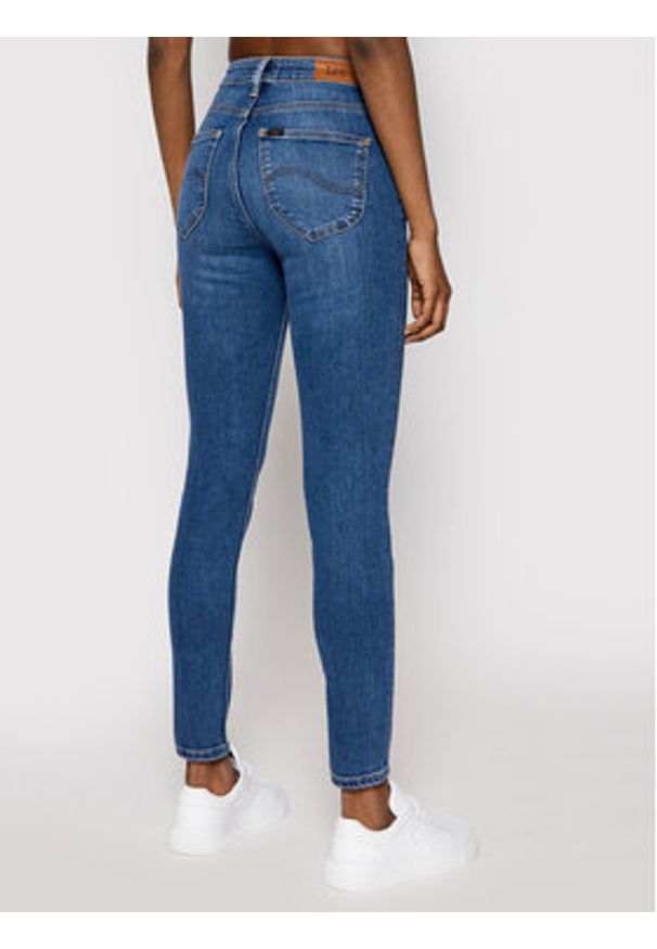 Lee Jeansy Scarlett L626DUIW 112114163 Granatowy Skinny Fit. Kolor: niebieski
