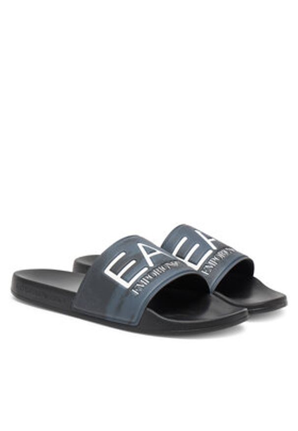 EA7 Emporio Armani Klapki 7X000108 AF15118 MC135 Czarny. Kolor: czarny