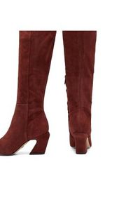 SAM EDELMAN Kozaki H8609L1200 Brązowy. Kolor: brązowy. Materiał: zamsz, skóra #6