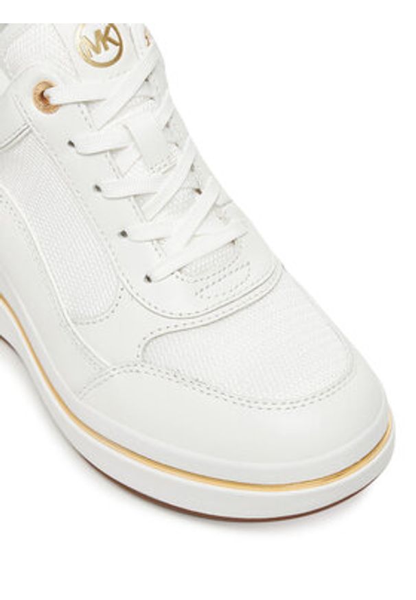 MICHAEL Michael Kors Sneakersy Emmy 43F5EMFS1L Biały. Kolor: biały. Materiał: skóra