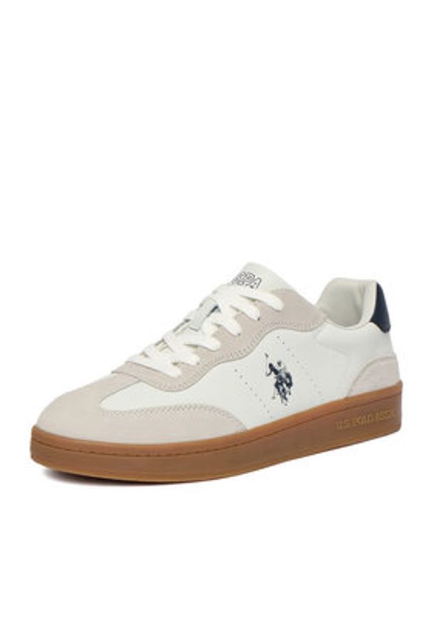 U.S. Polo Assn. Sneakersy EO-ROWAN001M/6LS1 Biały. Kolor: biały. Materiał: syntetyk, skóra