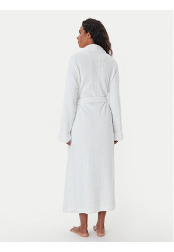 Lauren Ralph Lauren - LAUREN RALPH LAUREN Szlafrok ILN52455 Biały. Kolor: biały. Materiał: syntetyk