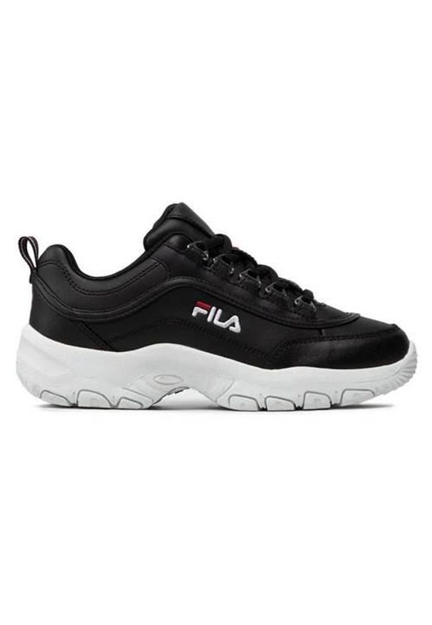 Buty do chodzenia damskie Fila Strada Teens. Zapięcie: sznurówki. Kolor: czarny. Materiał: tkanina, materiał, skóra, syntetyk. Szerokość cholewki: normalna. Sport: turystyka piesza