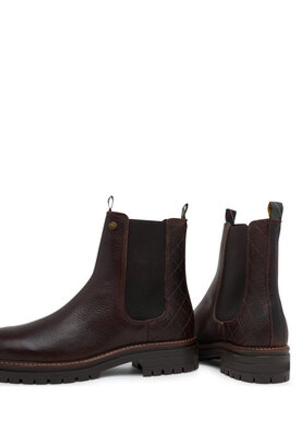 Barbour Sztyblety Evie LFO0575BR96 Brązowy. Kolor: brązowy. Materiał: skóra
