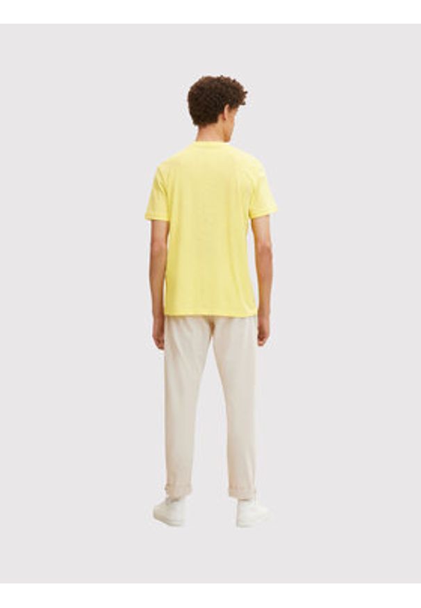 Tom Tailor T-Shirt 1031579 Żółty Regular Fit. Kolor: żółty. Materiał: bawełna, syntetyk