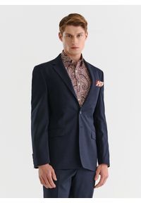 Pako Lorente - PAKO LORENTE – Marynarka garniturowa w kratę Windowpane. Materiał: poliester, wełna, lycra #4