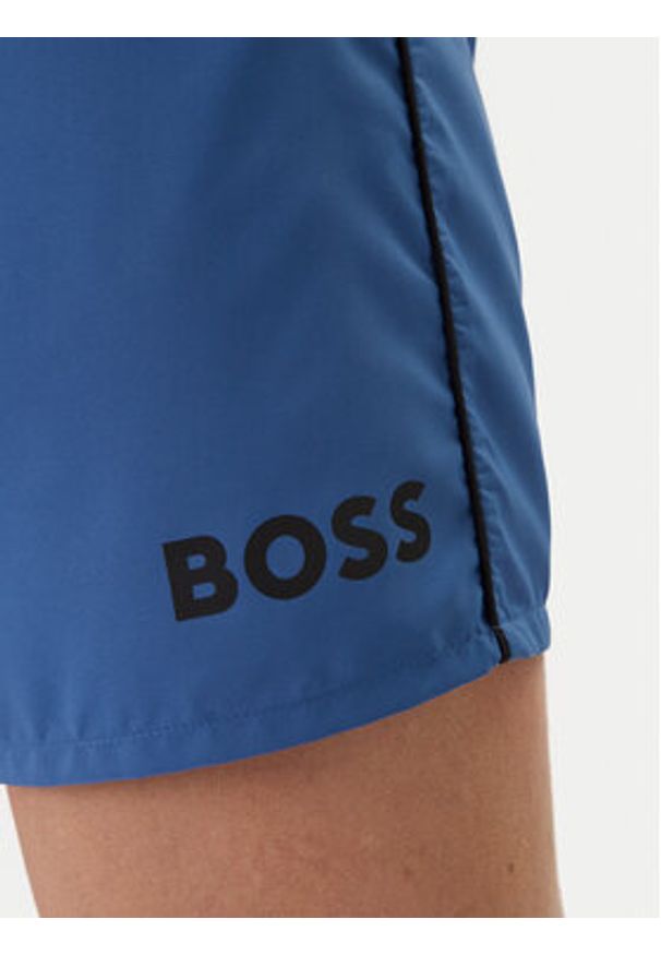 BOSS Szorty kąpielowe Starfish 50514429 Niebieski Regular Fit. Kolor: niebieski. Materiał: syntetyk
