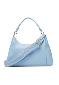 TOMMY HILFIGER - Tommy Hilfiger Torebka Th Essential Shoulder Bag AW0AW18373 Niebieski jasny. Kolor: niebieski. Materiał: skórzane #2