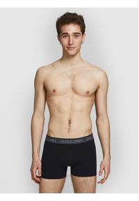 Jack & Jones - Jack&Jones Komplet 3 par bokserek Waistband 12127816 Czarny. Kolor: czarny. Materiał: bawełna #4