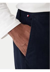 TOMMY HILFIGER - Tommy Hilfiger Chinosy Denton Essential MW0MW40262 Granatowy Straight Fit. Kolor: niebieski. Materiał: bawełna #2