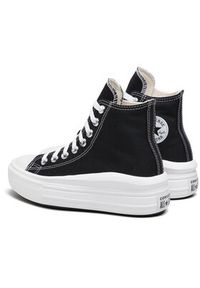 Converse Trampki Chuck Taylor All Star Move Platform 568497C Czarny. Kolor: czarny. Materiał: materiał. Obcas: na platformie #3