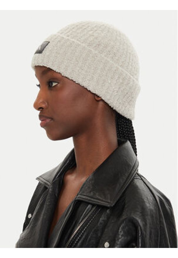 Calvin Klein Czapka Hardware K60K612652 Beżowy. Kolor: beżowy. Materiał: materiał, akryl