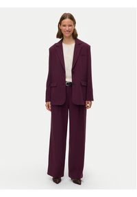 Vero Moda Marynarka Michell 10336375 Fioletowy Oversize. Kolor: fioletowy. Materiał: syntetyk #3