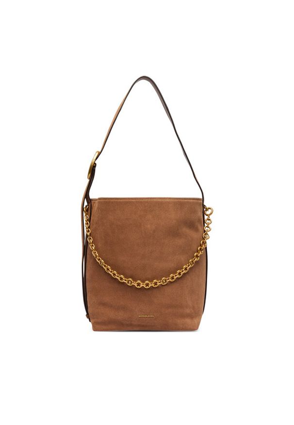 MICHAEL Michael Kors Torebka 30T6AUEM8S Brązowy. Kolor: brązowy. Materiał: skórzane, zamszowe