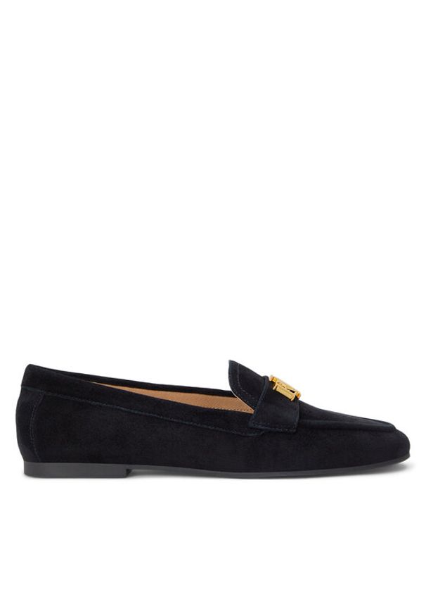 Lauren Ralph Lauren - LAUREN RALPH LAUREN Loafersy 802946809005 Czarny. Kolor: czarny. Materiał: skóra, zamsz
