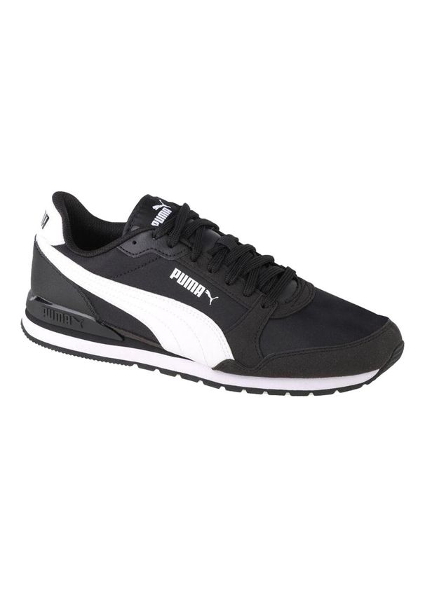 Puma - Męskie Buty Treningowe St Runner V3 NL Logo. Kolor: czarny. Sport: turystyka piesza