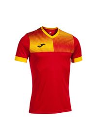 Jersey Joma Eco Supernova. Kolor: czerwony, wielokolorowy, żółty. Materiał: jersey. Sport: piłka nożna #1