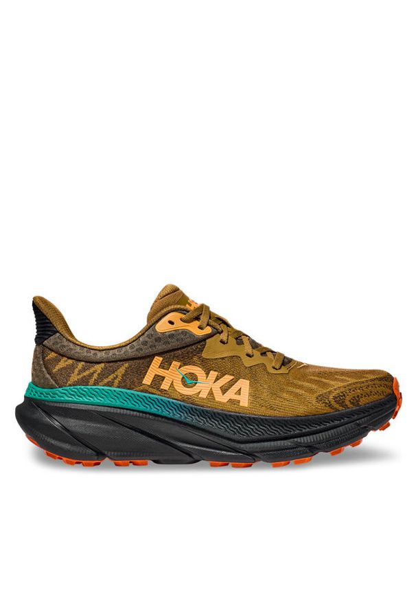 HOKA - Hoka Buty do biegania Challenger 7 1134497 Brązowy. Kolor: brązowy. Materiał: materiał