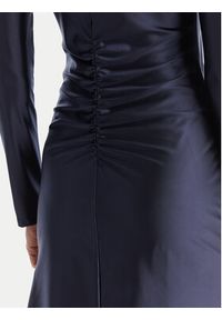 ACCESS FASHION Sukienka koktajlowa 54-3037-170 Granatowy Slim Fit. Kolor: niebieski. Materiał: syntetyk. Styl: wizytowy #3