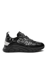 John Richmond Sneakersy 10148 A Czarny. Kolor: czarny. Materiał: skóra #1