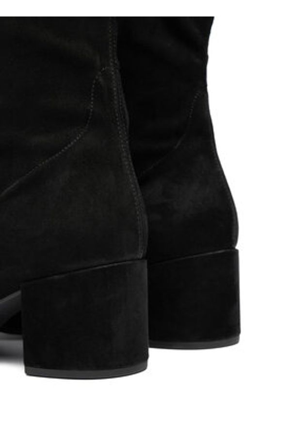 HÖGL Botki 0-184142-01000 Czarny. Kolor: czarny. Materiał: skóra, welur