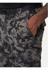 columbia - Columbia Szorty sportowe Silver Ridge II Printed Cargo 1587033 Czarny Regular Fit. Kolor: czarny. Materiał: syntetyk. Styl: sportowy