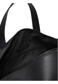 TOMMY HILFIGER - Tommy Hilfiger Torba Th Corp Duffle AM0AM14044 Czarny. Kolor: czarny. Materiał: skóra #4