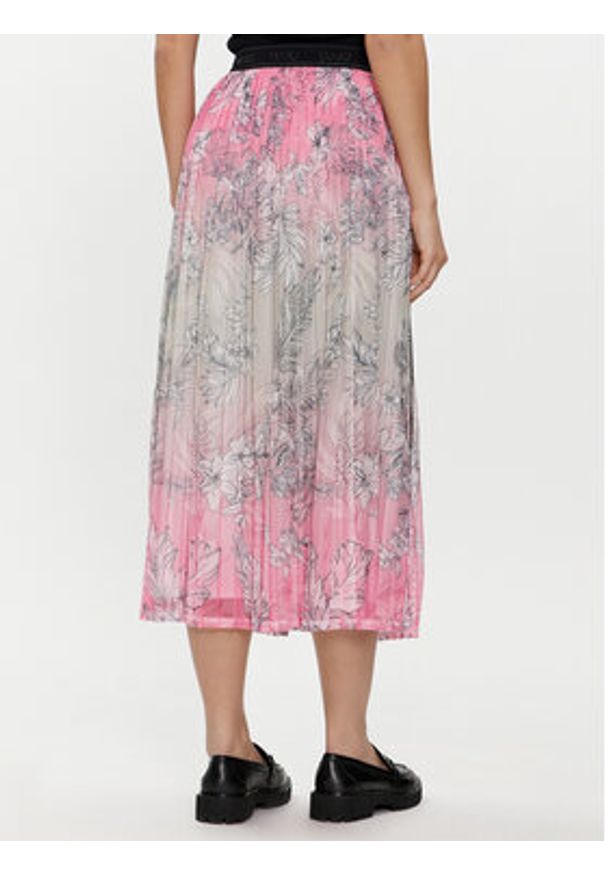 Liu Jo Spódnica midi TA4228 J4660 Różowy Regular Fit. Kolor: różowy. Materiał: syntetyk