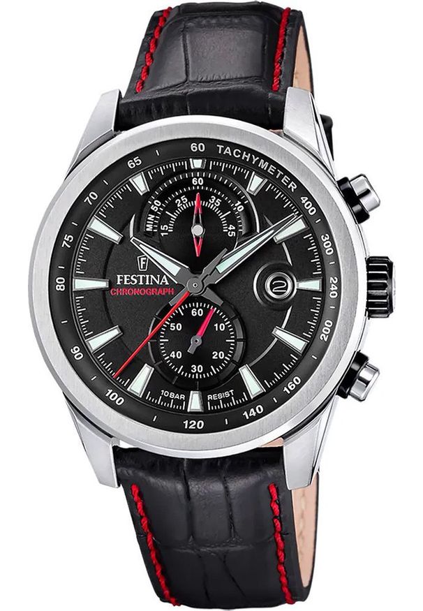 Zegarek męski Festina F20695-6 czarny. Kolor: czarny