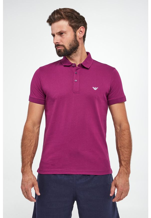 Emporio Armani Swimwear - Polo męskie EMPORIO ARMANI SWIMWEAR. Typ kołnierza: polo