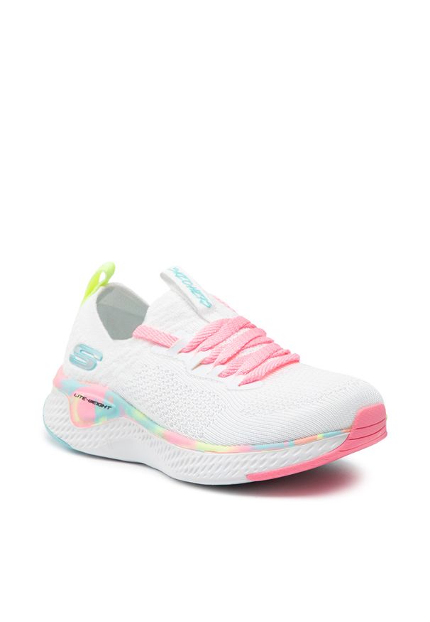 skechers - Buty Skechers Solar Fuse 302040L/WMLT White/Multi. Kolor: biały. Materiał: materiał