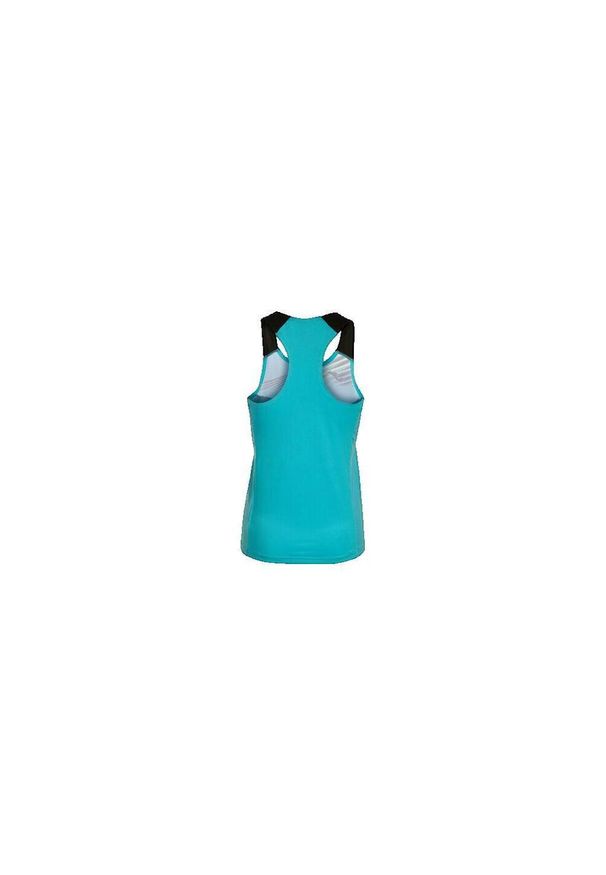 Ladies Joma Elite x Tanktop Turquoise -zwart - Oddychający i lekki. Kolor: niebieski, czarny, wielokolorowy