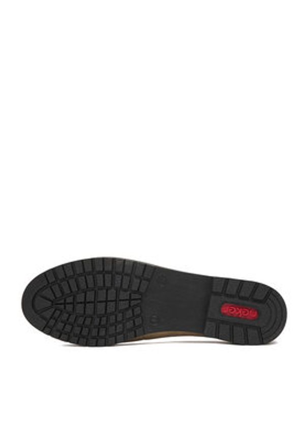 Rieker Baleriny 45358-60 Beżowy. Kolor: beżowy. Materiał: materiał