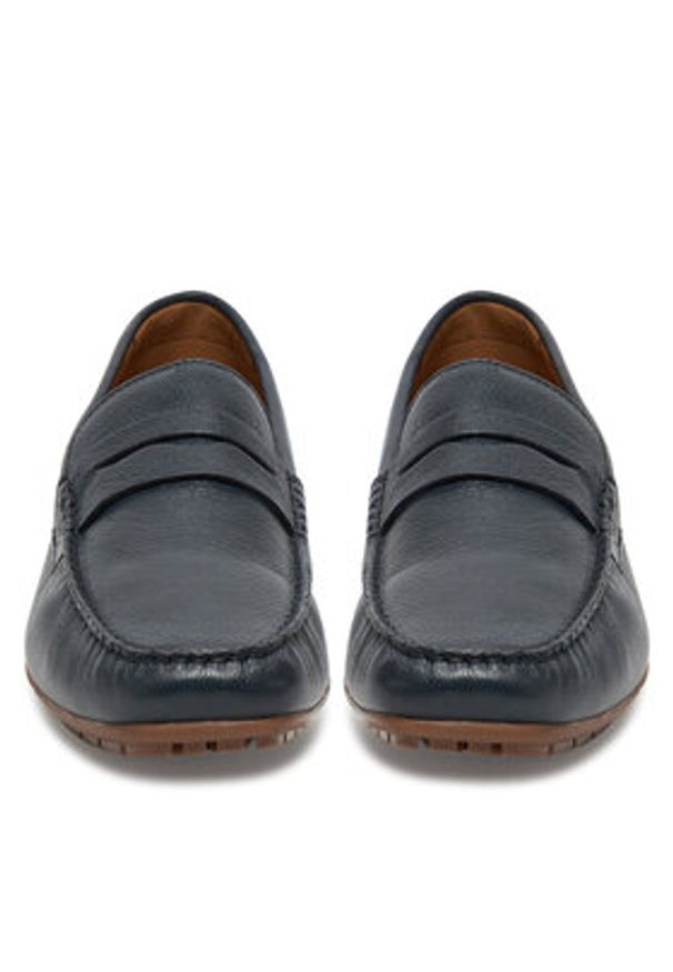 Lasocki Mokasyny SPIKE-24 MB Granatowy. Kolor: niebieski. Materiał: skóra