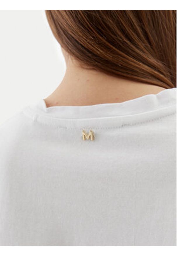 Lola Casademunt by Maite Top MS2515023 Biały Regular Fit. Kolor: biały. Materiał: bawełna