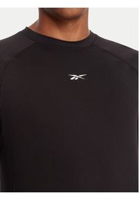 Reebok Koszulka techniczna Ls Muscle Tee RK25176CCM Czarny Regular Fit. Kolor: czarny. Materiał: syntetyk #3