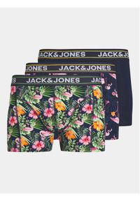 Jack & Jones - Jack&Jones Komplet 3 par bokserek Jacpink 12255833 Kolorowy. Materiał: bawełna. Wzór: kolorowy